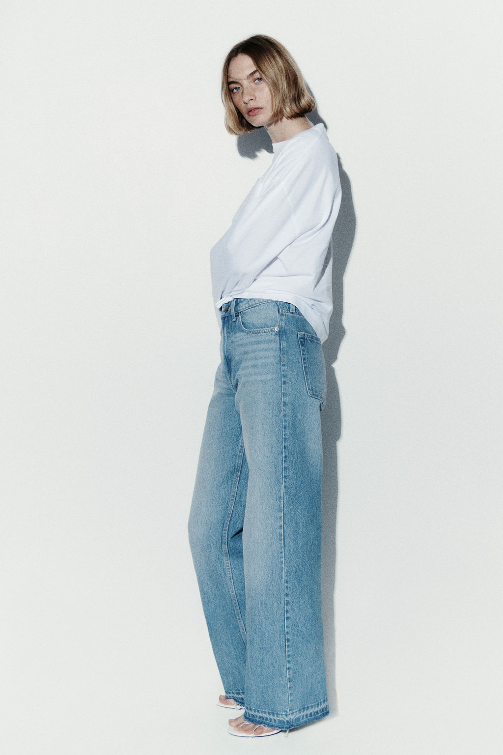 Wide High Waist Jeans - H&m фото 20