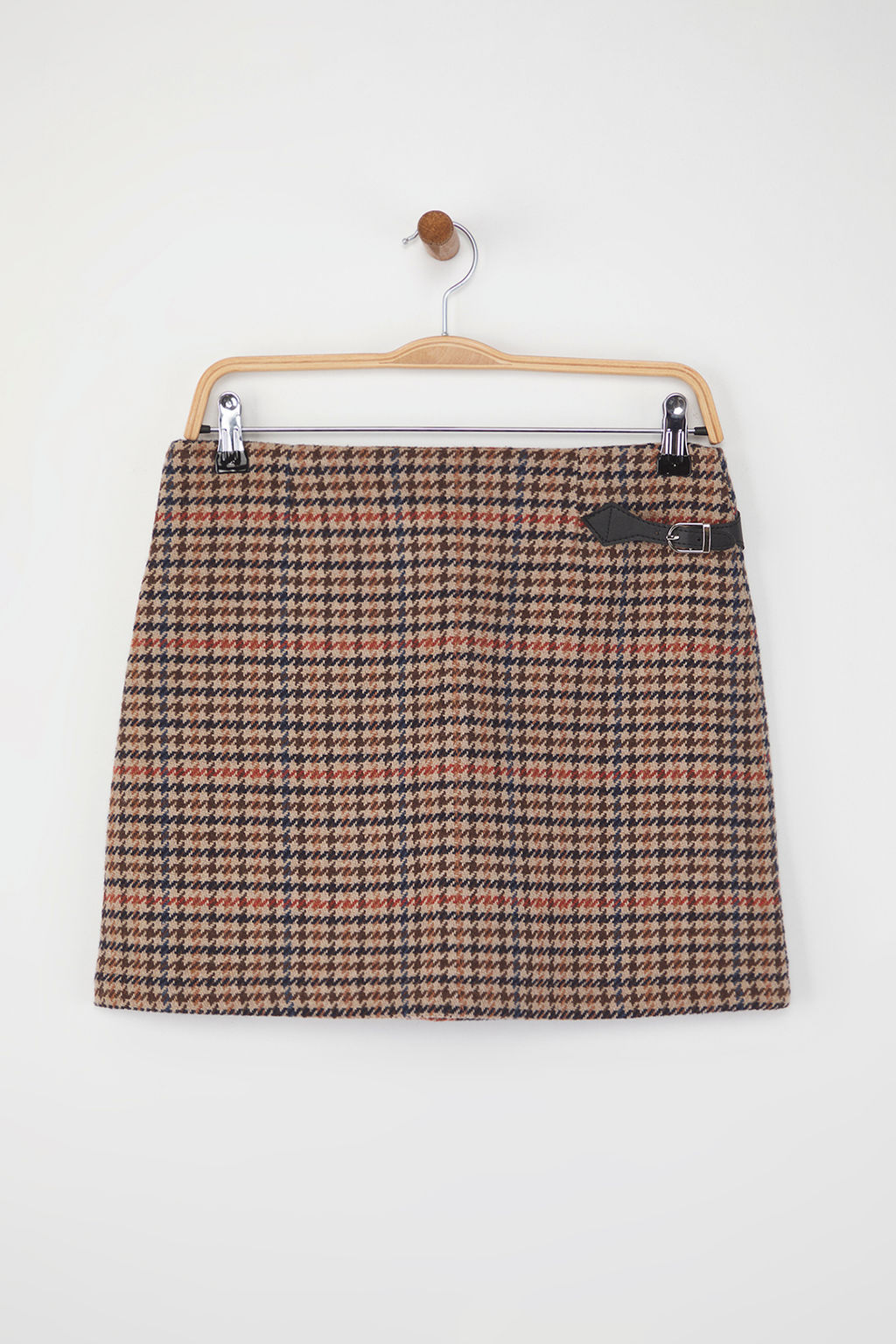 Limited Edition Kahverengi Mavi Ekoseli Kase Etek TWOAW26ET00059 - Trendyolmilla фото 5