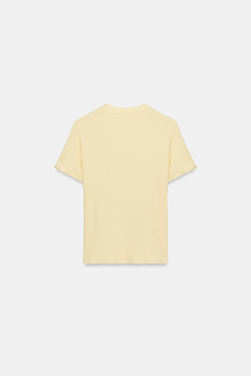 CAMISETA BOTONES ALGOD?N / Lim?n - Zara фото 6