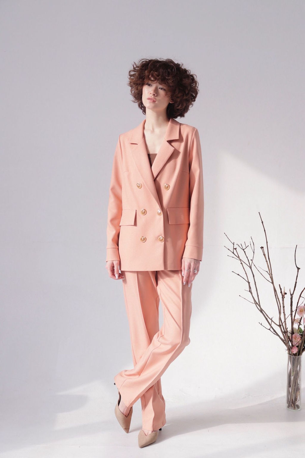 Брюки со стрелками в тёплом розовом - Martichelli фото 7