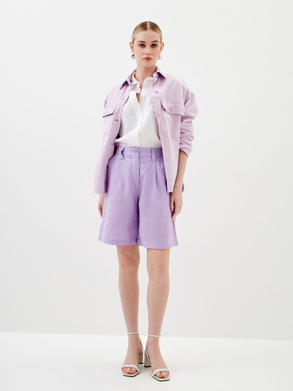 Женские льняные Шорты - Mossmore фото 50