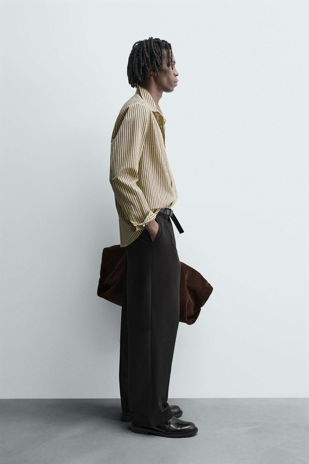 STRIPED FLOWING SHIRT - Zara фото 4