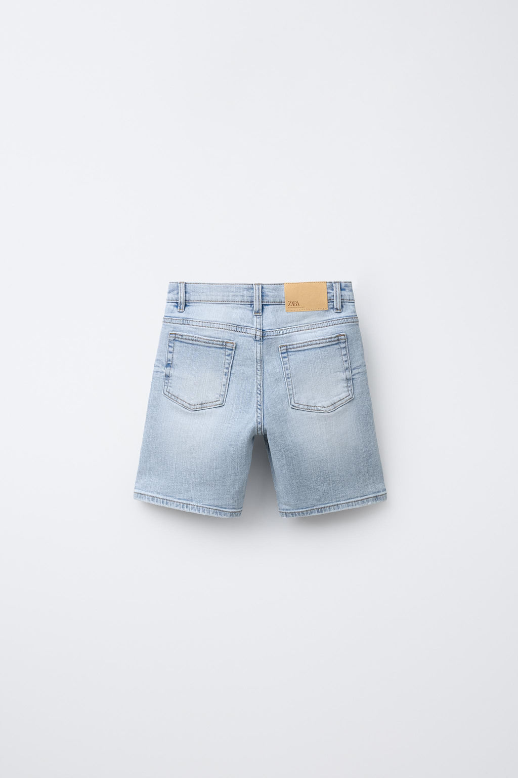 STRAIGHT DENIM BERMUDA SHORTS - Zara фото 2