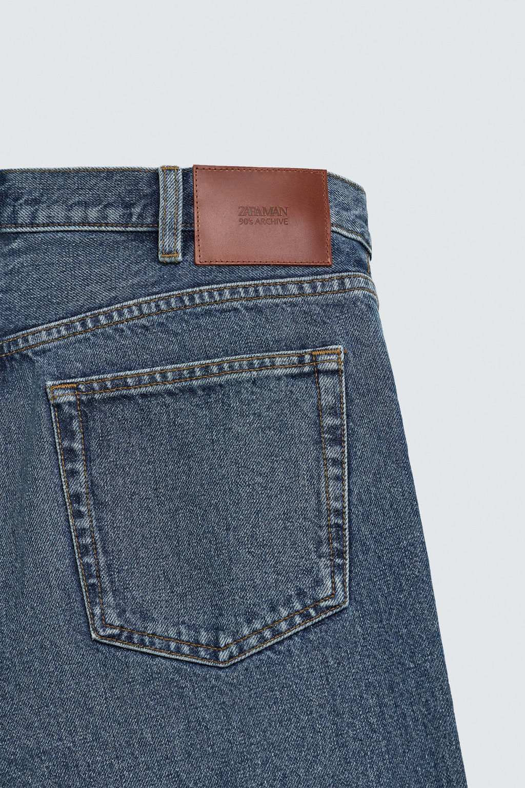 JEANS STRAIGHT BOOTCUT FIT LIMITED EDITION / Azul / Verde - Zara фото 11