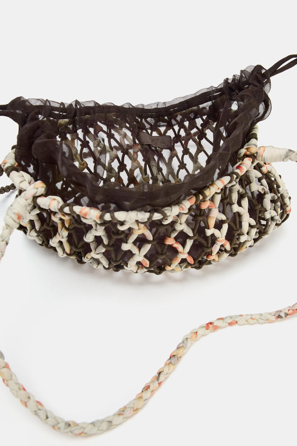 BRAIDED KNIT MINI BAG - Zara фото 8