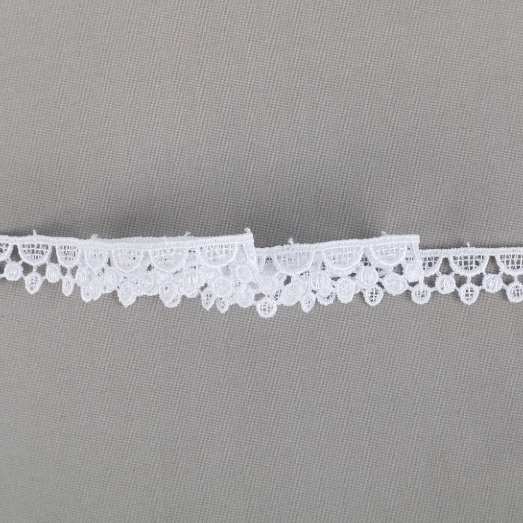 Гипюр Gamma 13 мм GGM-1301 в пакете 10 м 0.2 Турция GP001WH белый