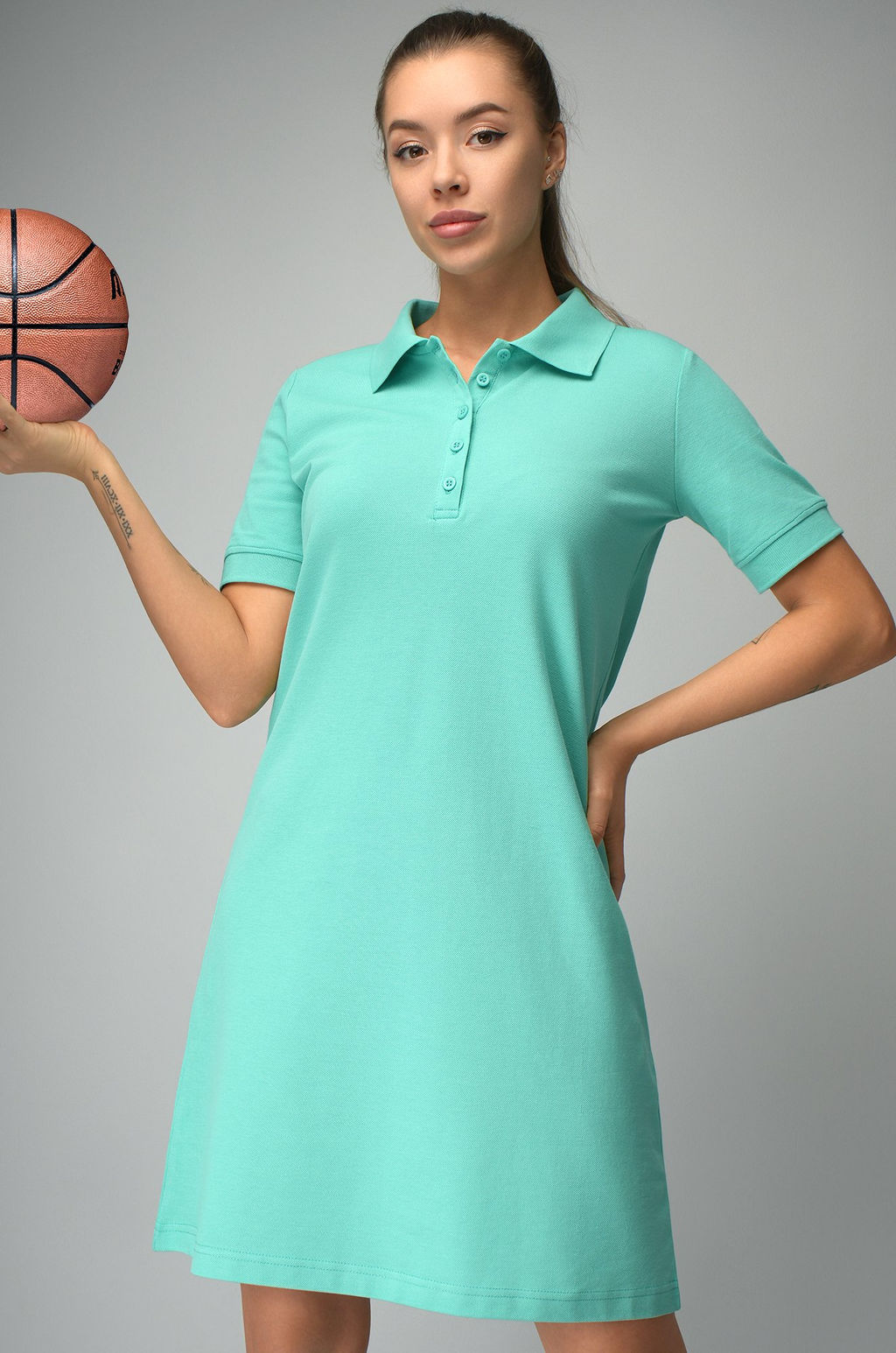Женское платье-поло Happyfox