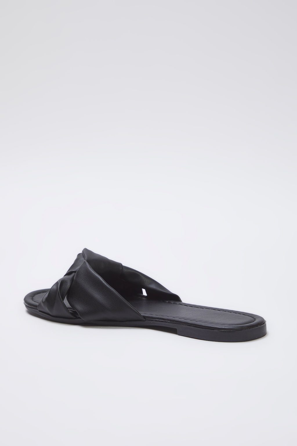 Trendyol Shoes Siyah Dugum Detayl? Badem Burun Kad?n Terlik TAKSS25TE00040 - Trendyolmilla фото 4