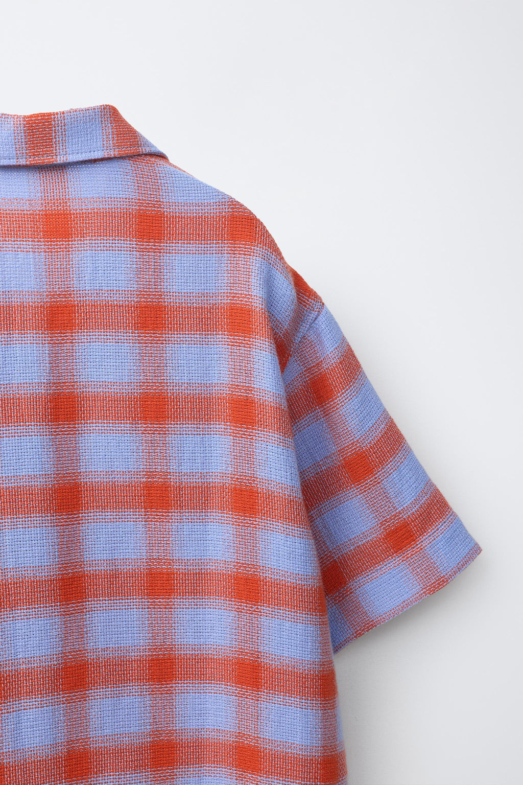 CAMISA CUADROS R?STICA / Rojo - Zara фото 5