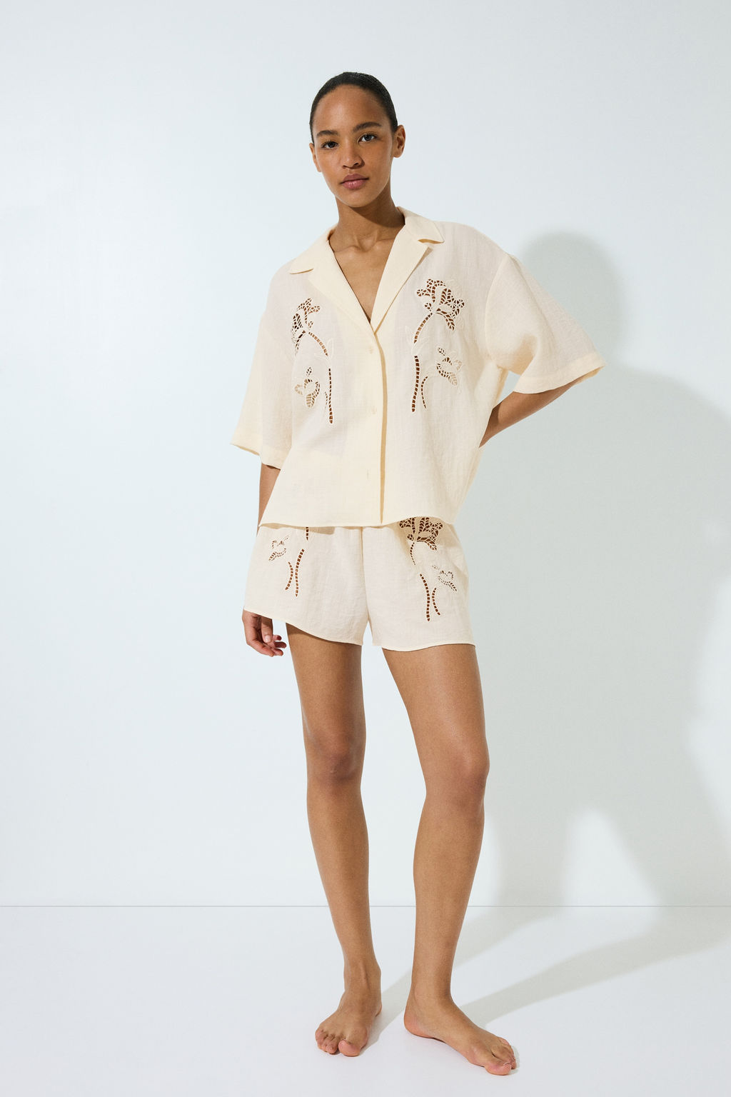 Broderie anglaise shorts - H&m фото 6
