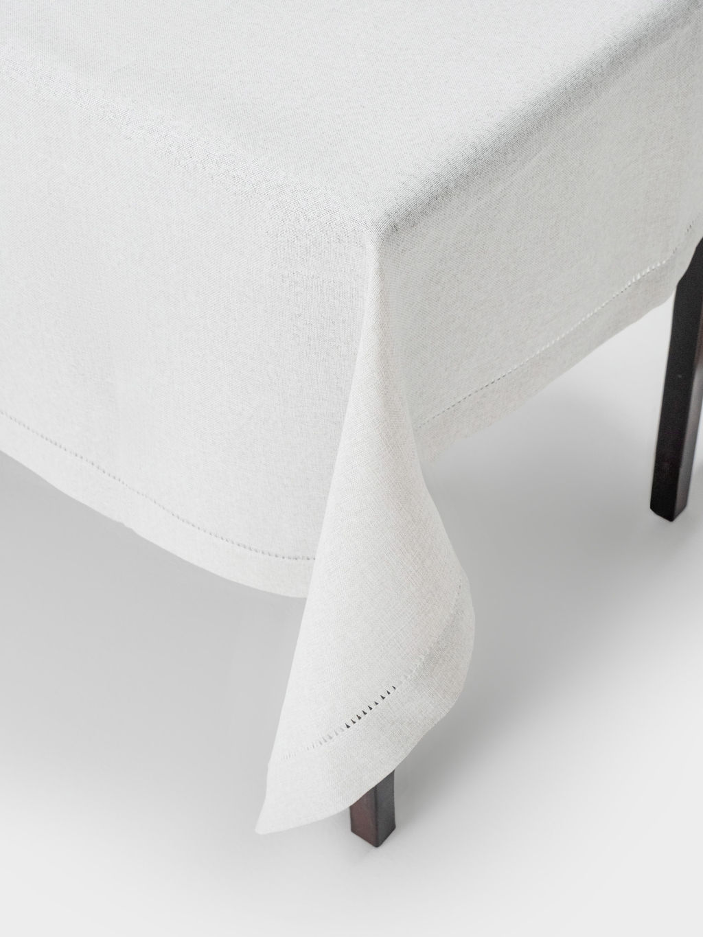 Скатерть, 160х160 см, полиэстер, серая, Cord - Anna lafarg фото 2