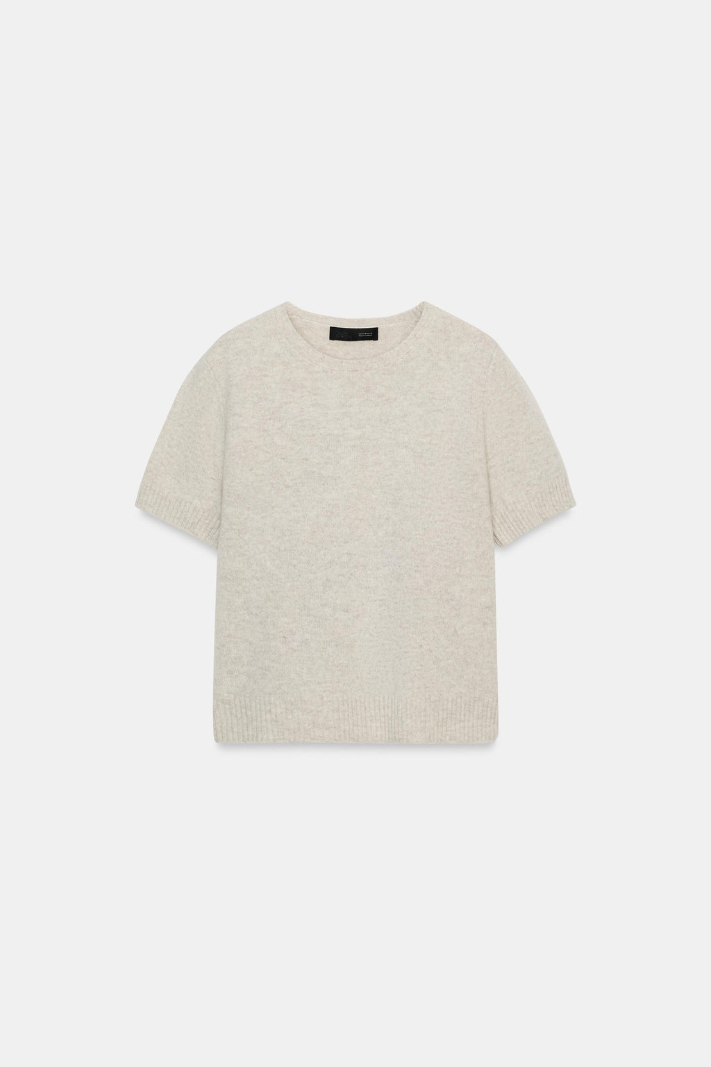 100% WOOL SHORT SLEEVE JUMPER - Zara фото 12