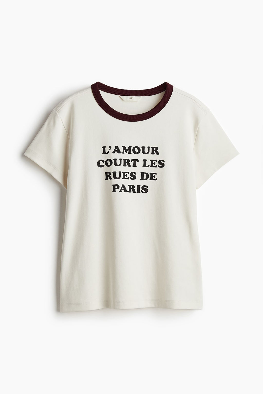 Camiseta ajustada de algodon - H&m фото 6