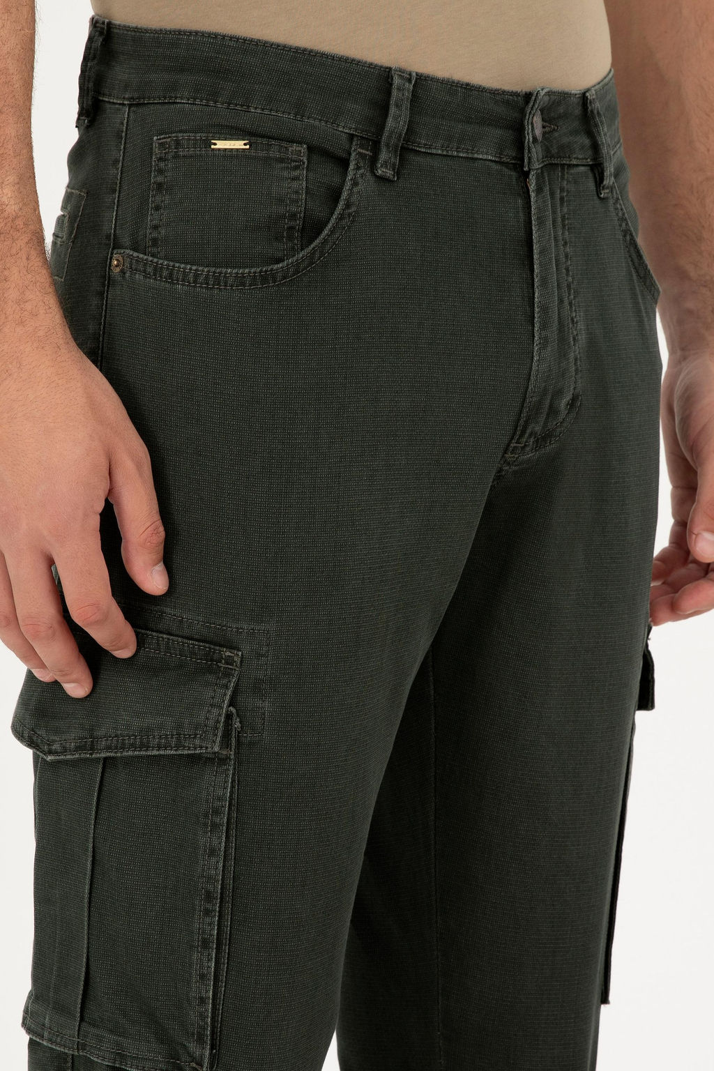 Мужские джинсовые брюки цвета хаки Неожиданная скидка в корзине - U.s. polo assn фото 5