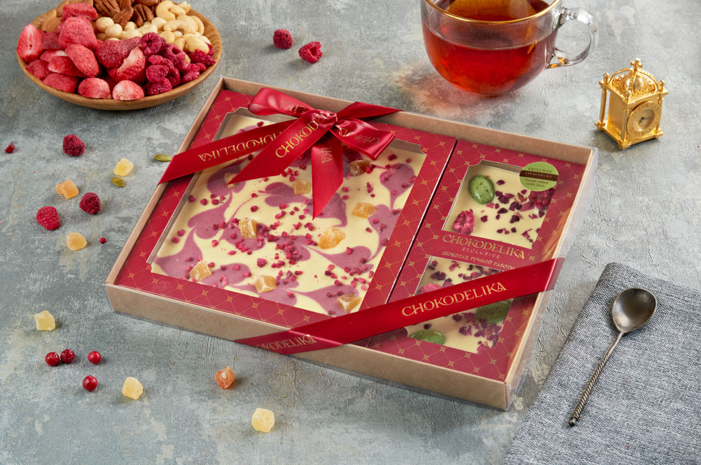 Подарочный набор Малиновая нежность 300 гр - Chokodelika фото 3