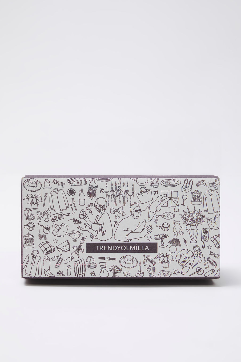 Trendyolmilla Home 2li Fiyonk Desenli Kulpsuz Kupa Seti TPHSS25UP00006  фото 10