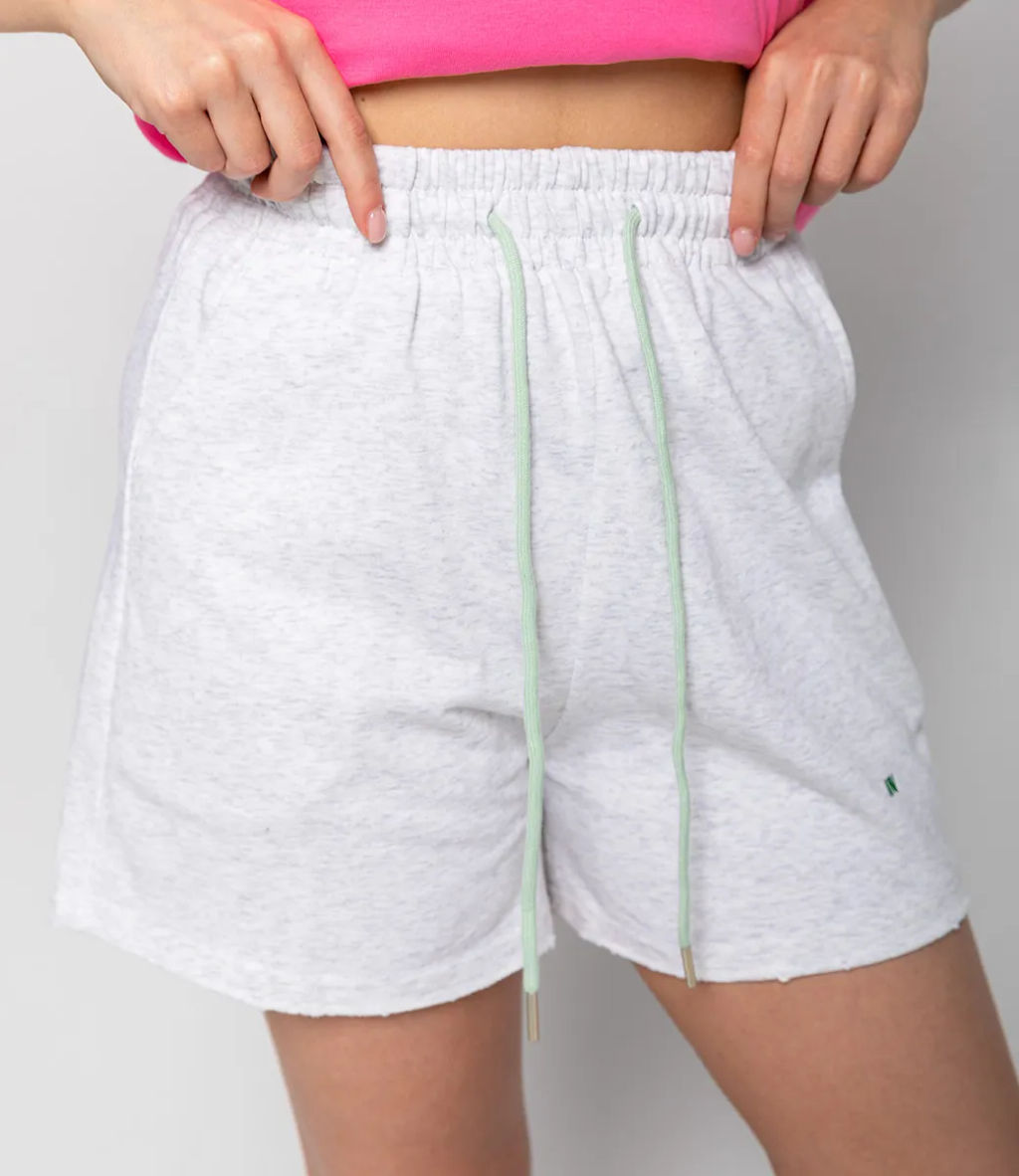 Шорты #КТ301 (18), светло-серый меланж