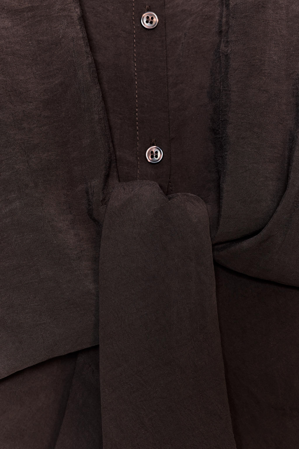 FRONT KNOT SHIRT - Zara фото 14