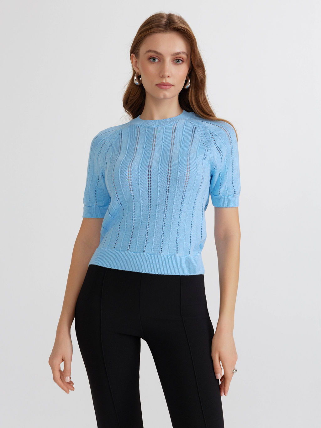 CONTE LDK2456 Джемпер женский blue - Conte elegant фото 4