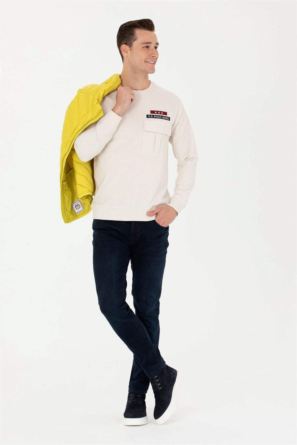 U. S. Polo Assn / Мужская толстовка с камнем - U.s. polo assn фото 11