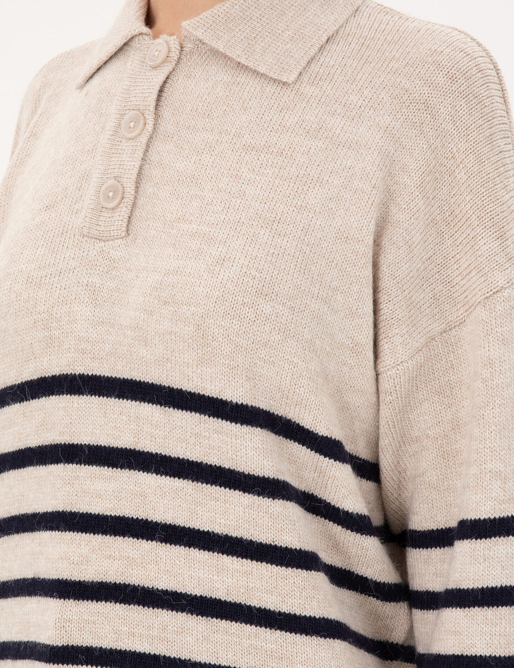 Ekru Comfort Fit Kazak - Pierre cardin фото 7