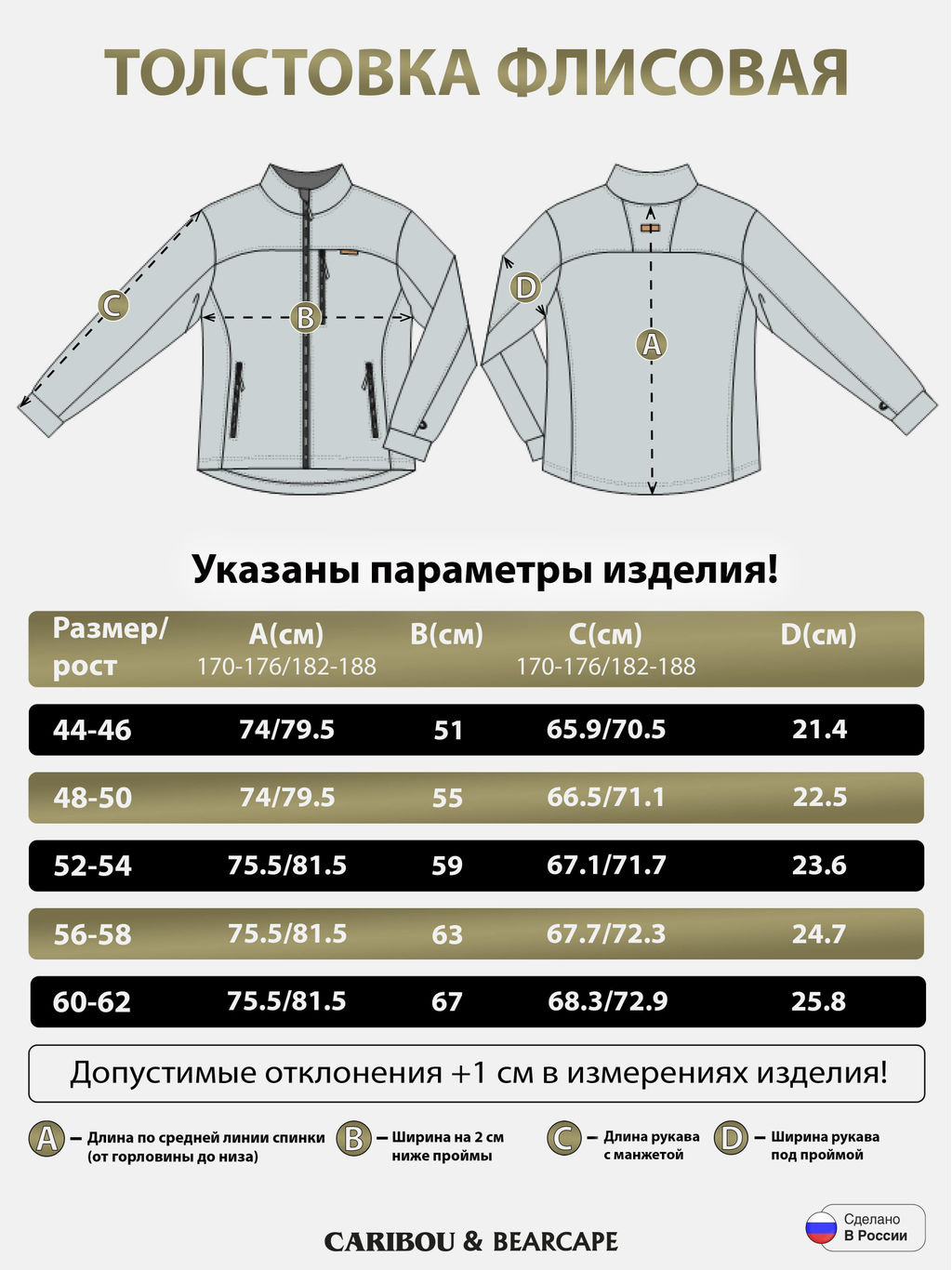 Толстовка флисовая мужская Bear Fur Bearcape (чёрный)  фото 6