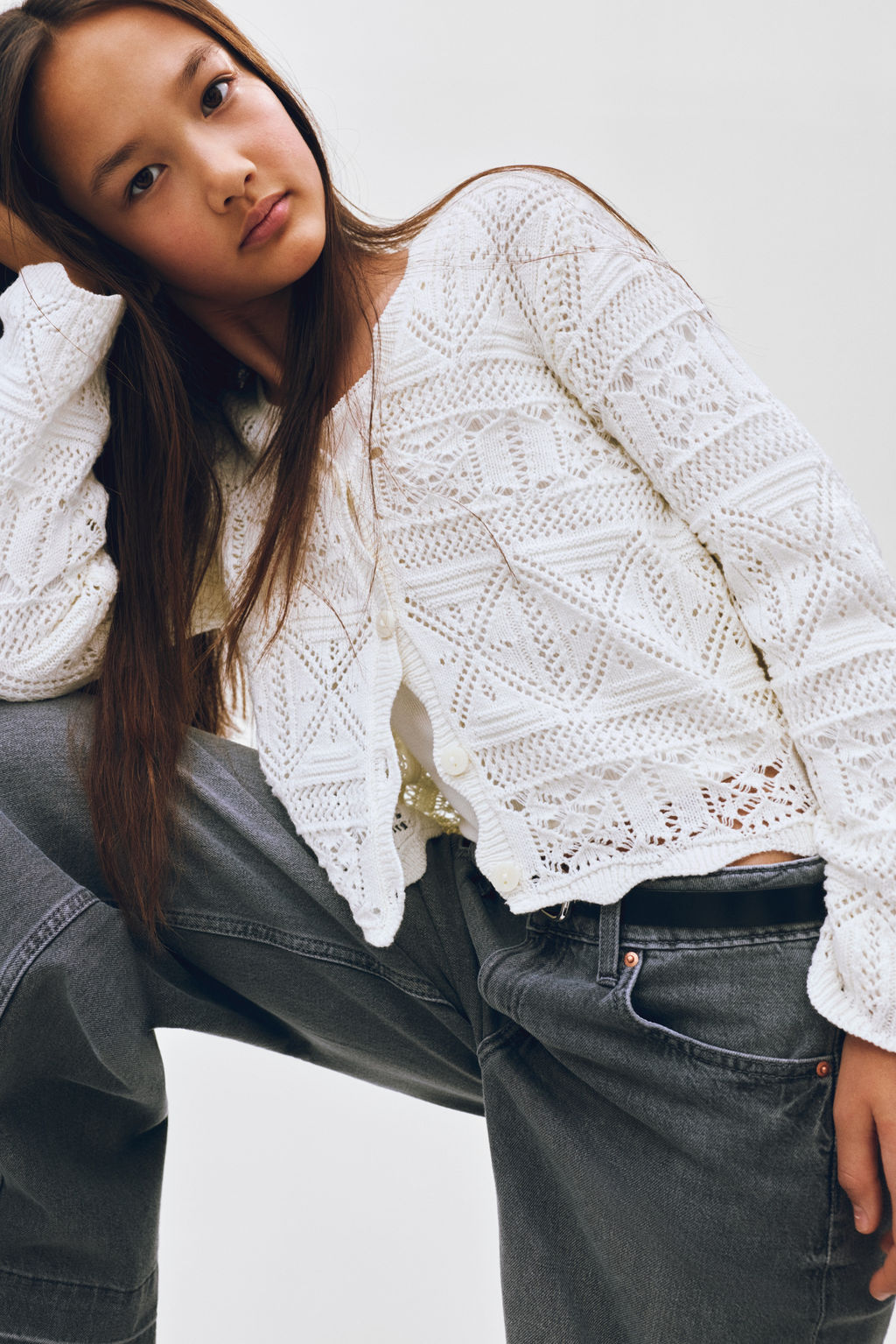 C?rdigan efecto crochet - H&m фото 5