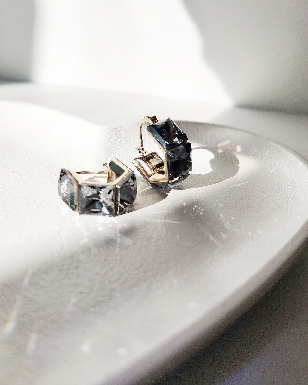 Серьги с кристаллами Swarovski