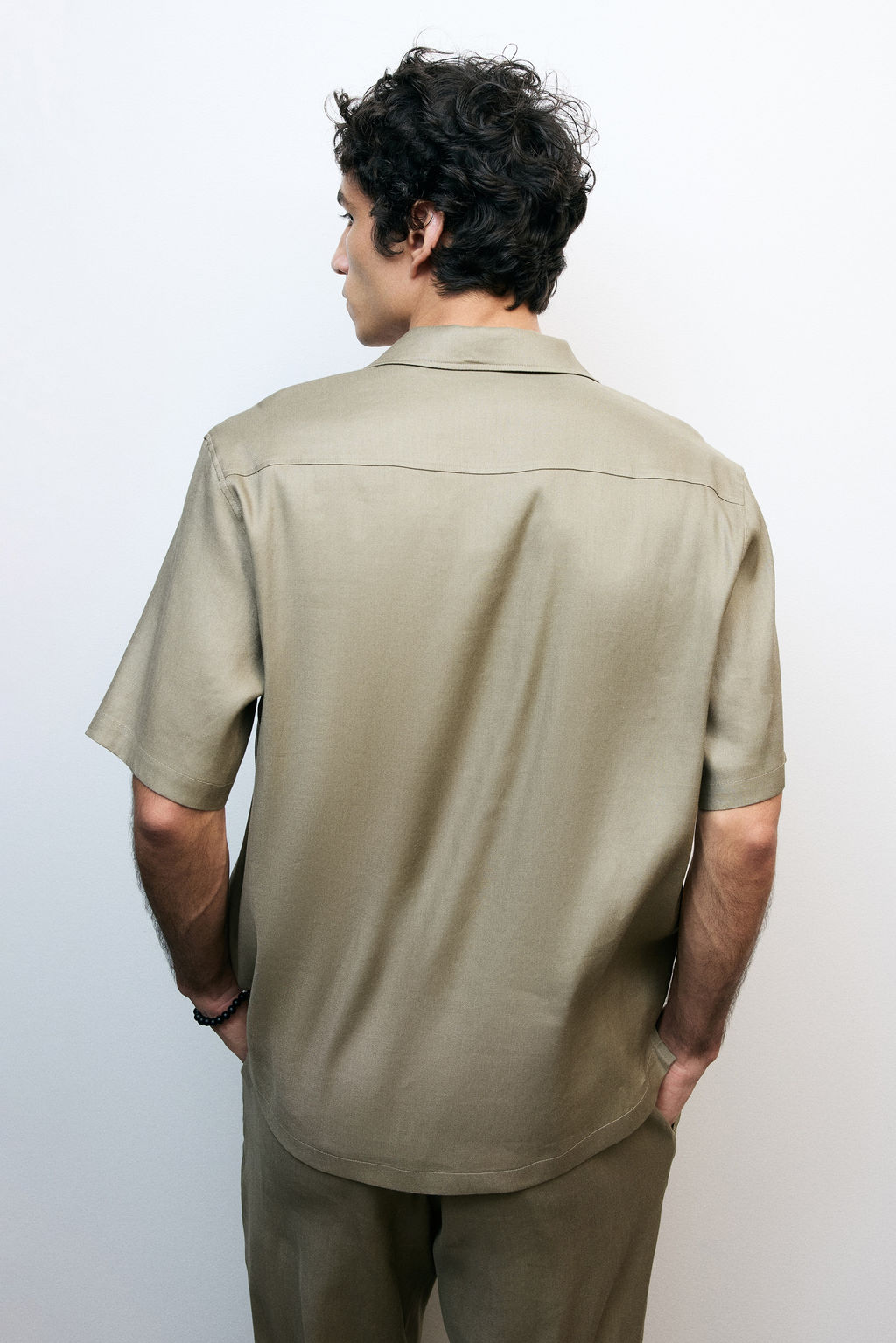 Camisa en mezcla de lino Easy Care Regular Fit - H&m фото 7