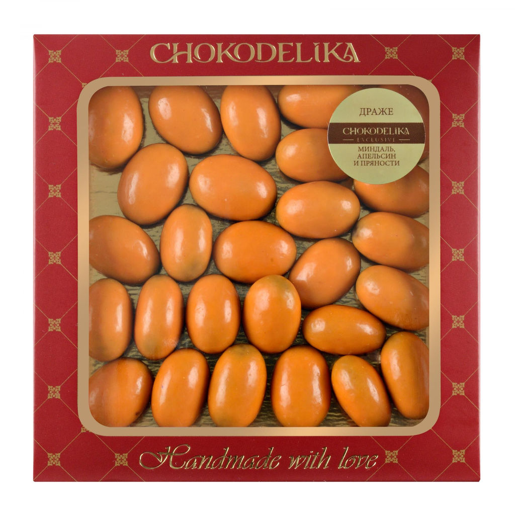 Драже Миндаль, апельсин и пряности 90 гр