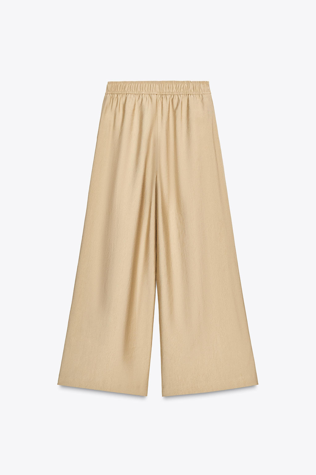 WIDE-LEG TROUSERS WITH ELASTIC WAIST