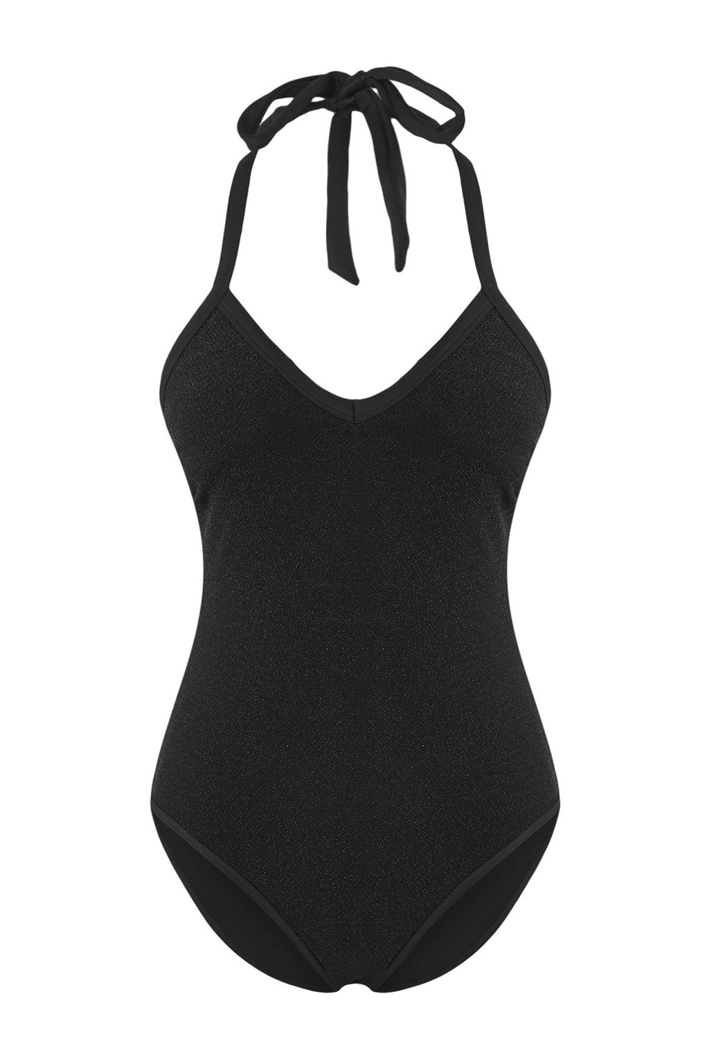 TRENDYOLMILLA Siyah V Yaka Biyeli Mayo TBESS25MA00122 фото 6