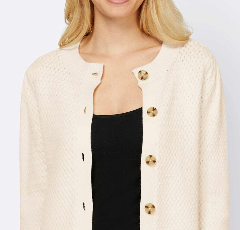 Кардиган, цвета шампанского - Linea tesini фото 6