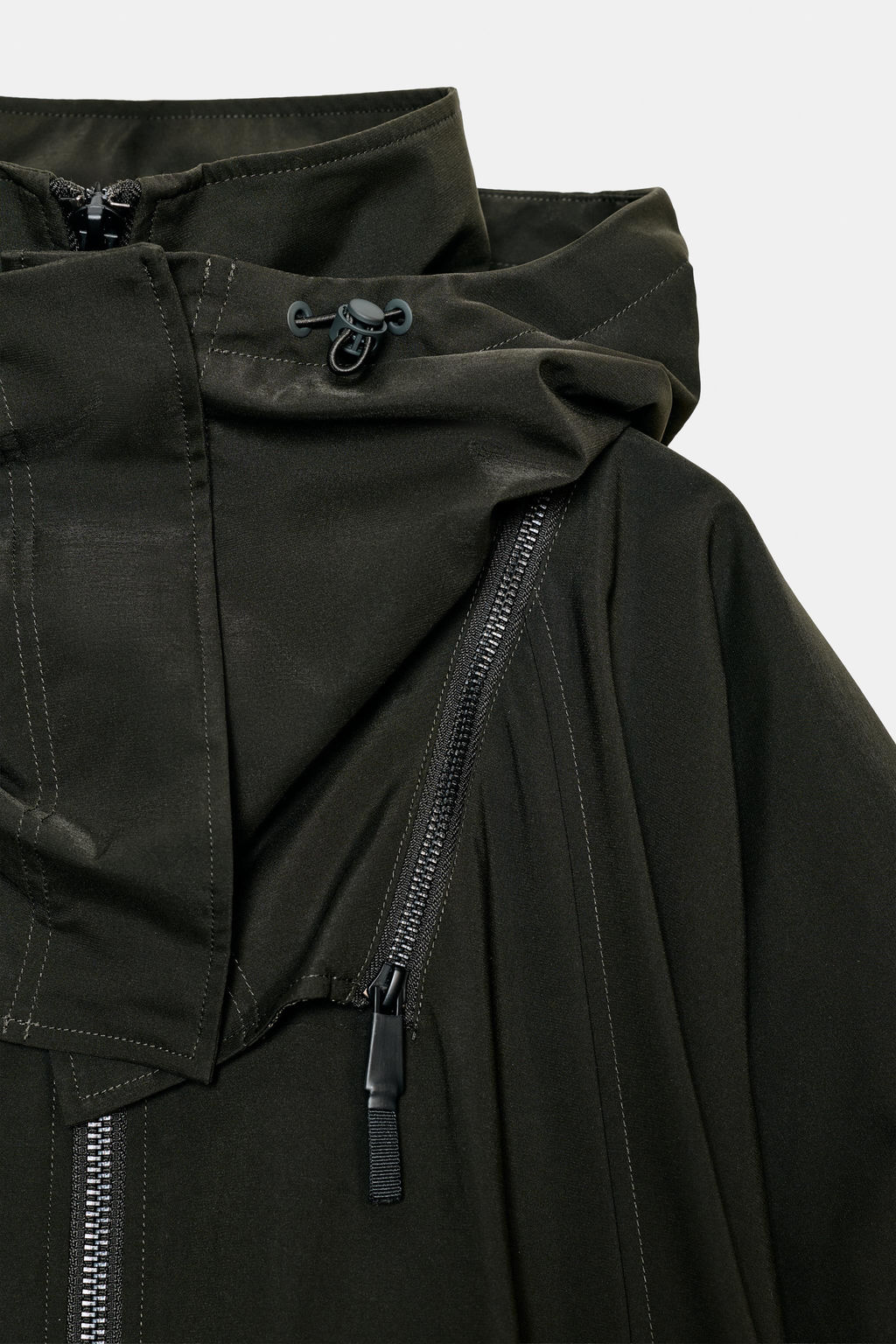 WATER-REPELLENT CAPE TRENCH COAT ZW COLLECTION LIMITED EDITION - Zara фото 9