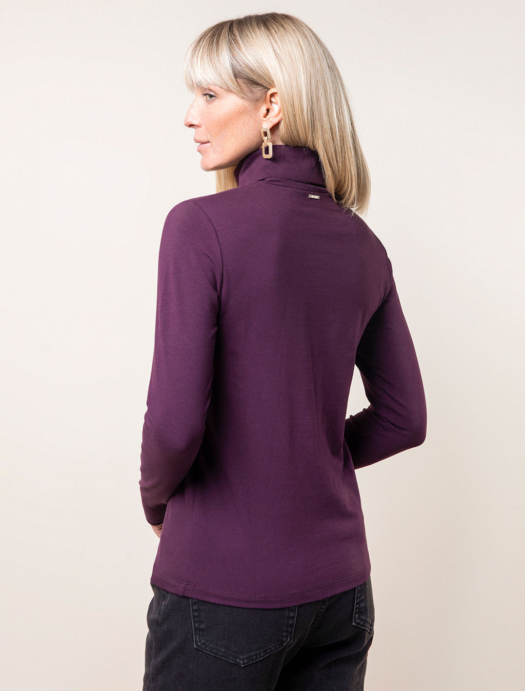 VILATTE / Водолазка из премиального хлопка с эластаном  фото 3