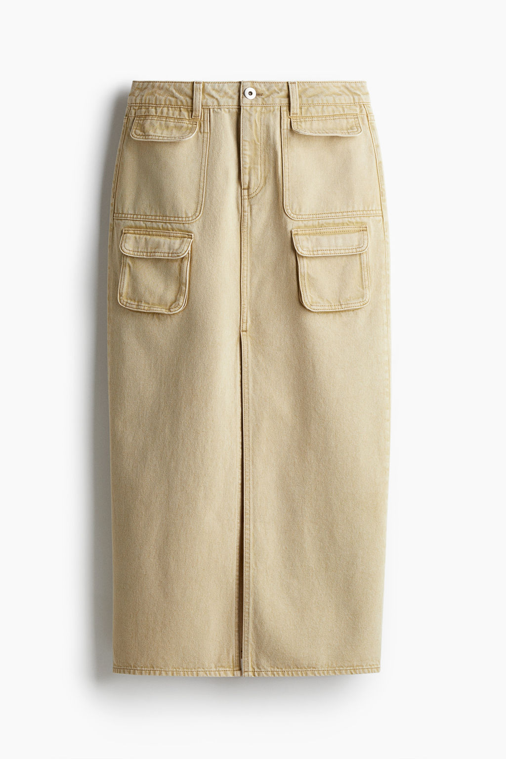 Maxifalda cargo en denim - H&m фото 8