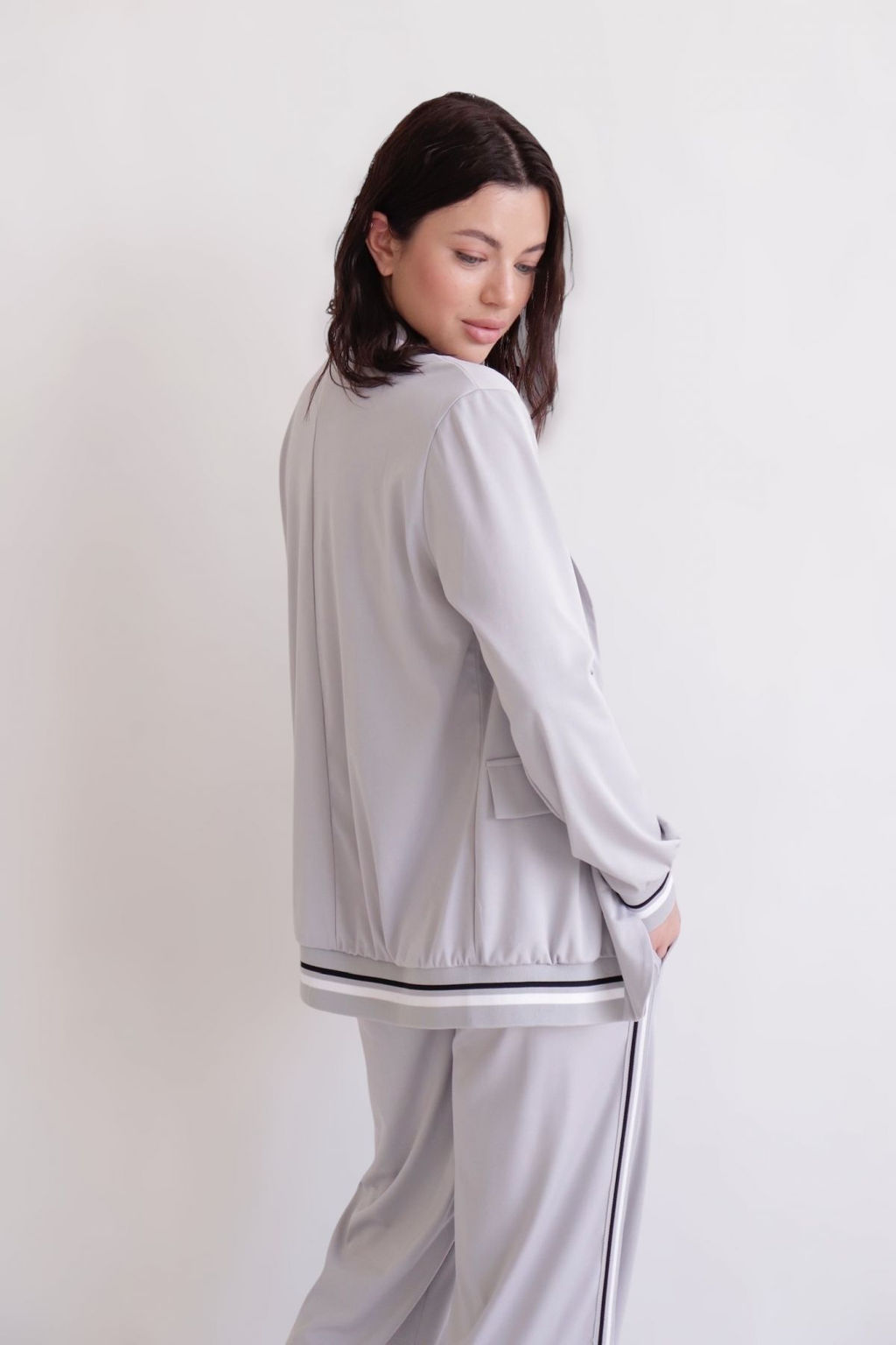 Martichelli Костюм брючный серый фото 5