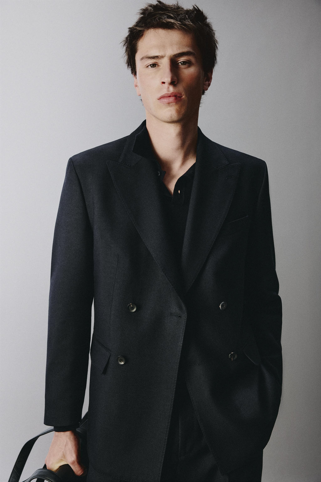 DOUBLE-BREASTED SUIT BLAZER - Zara фото 13