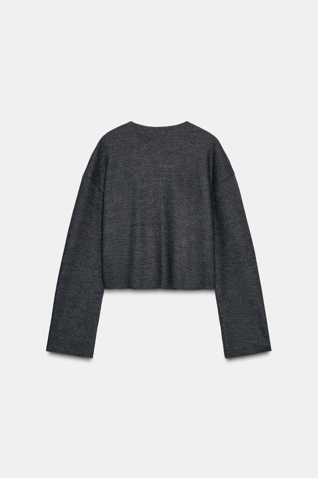 FLORAL RIBBED CARDIGAN - Zara фото 5