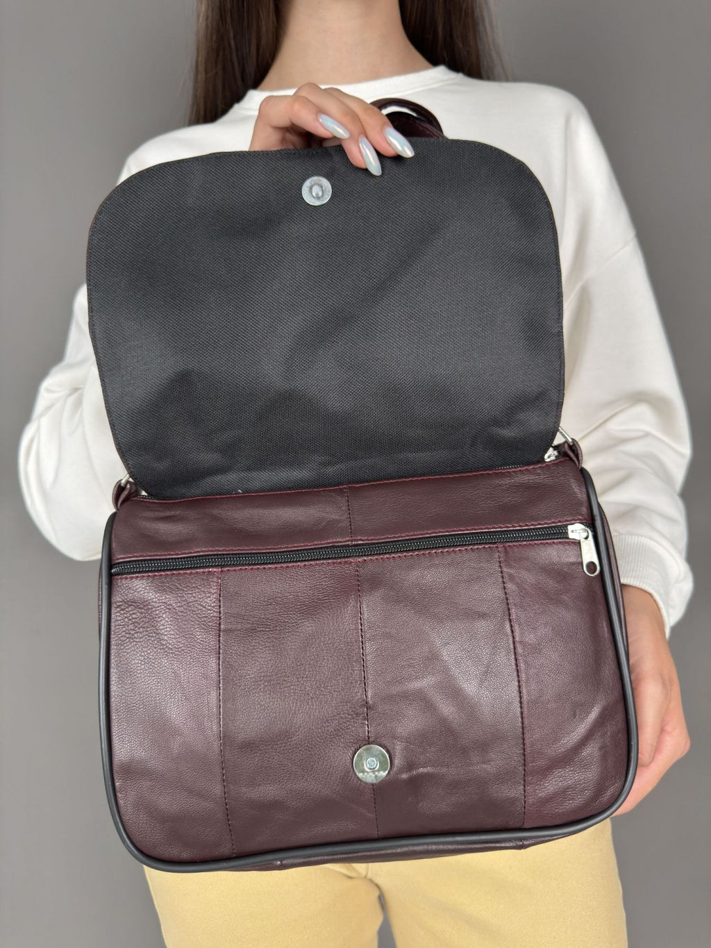 Сумка женская из телячьей кожи