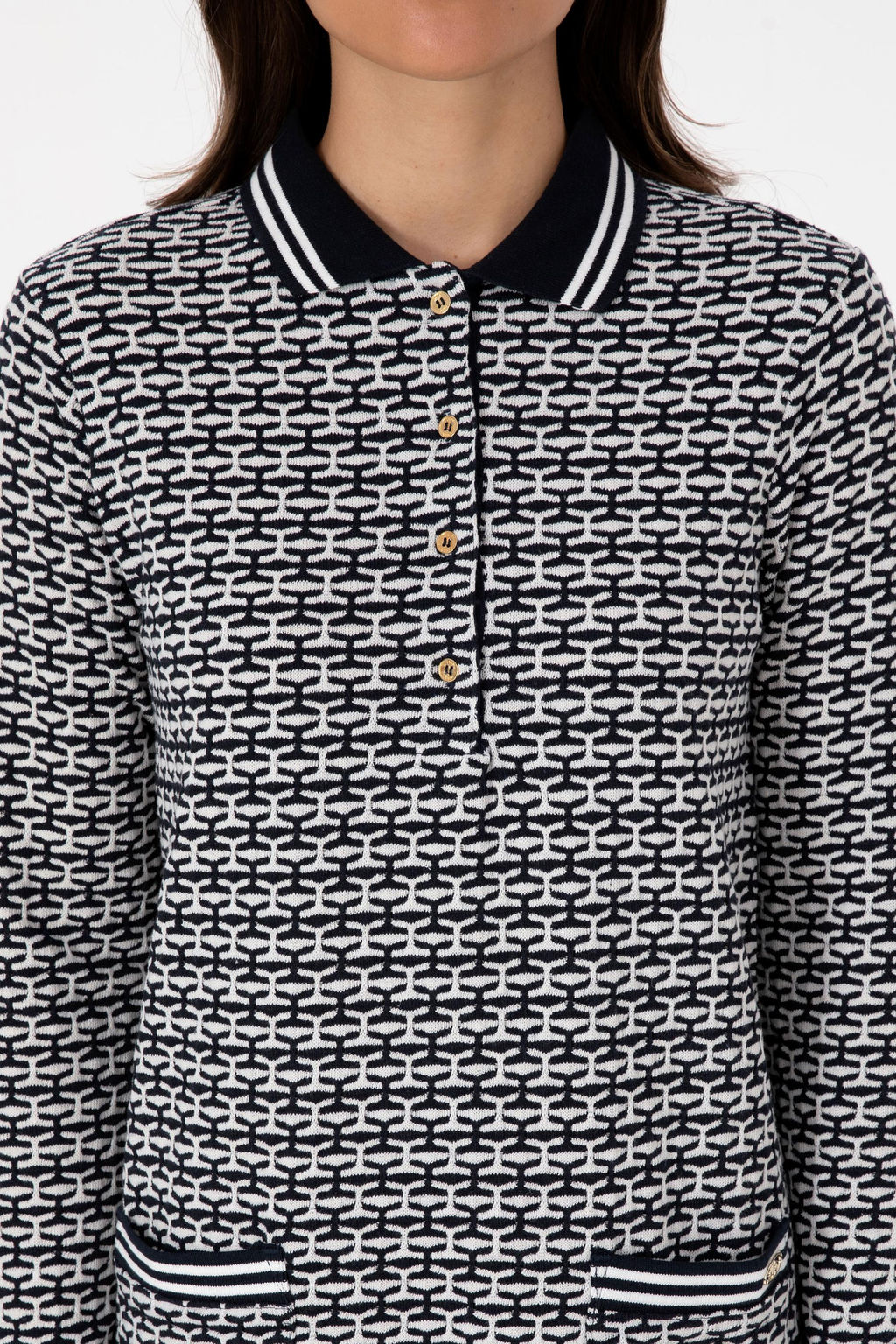 Kad_n Lacivert Mini Boy Polo Yaka _rme Elbise
