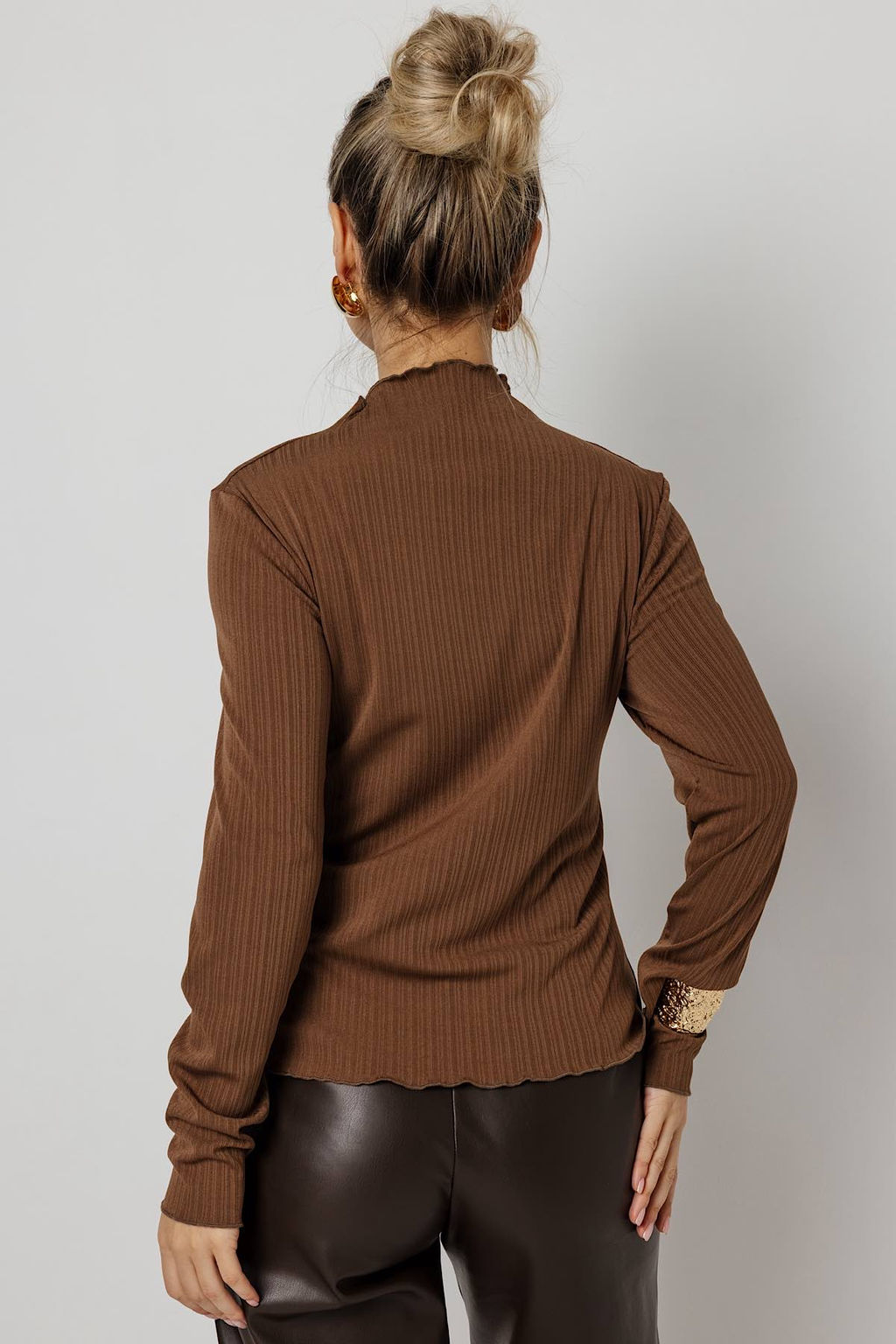 Блузка женская 4481/01/Коричневый