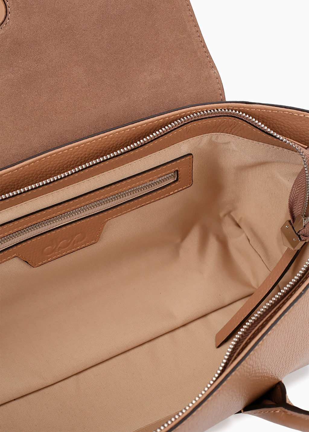 Кожаная сумка Viki DBR 31341 капучино  фото 9