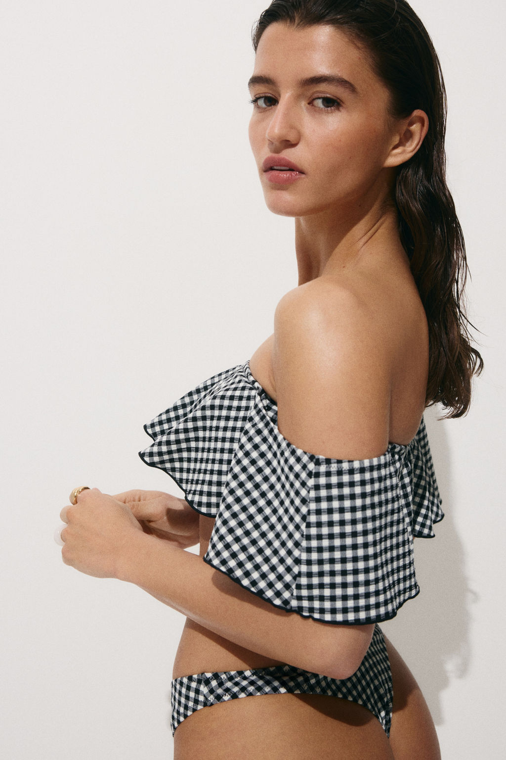 Top de bikini bandeau - H&m фото 6