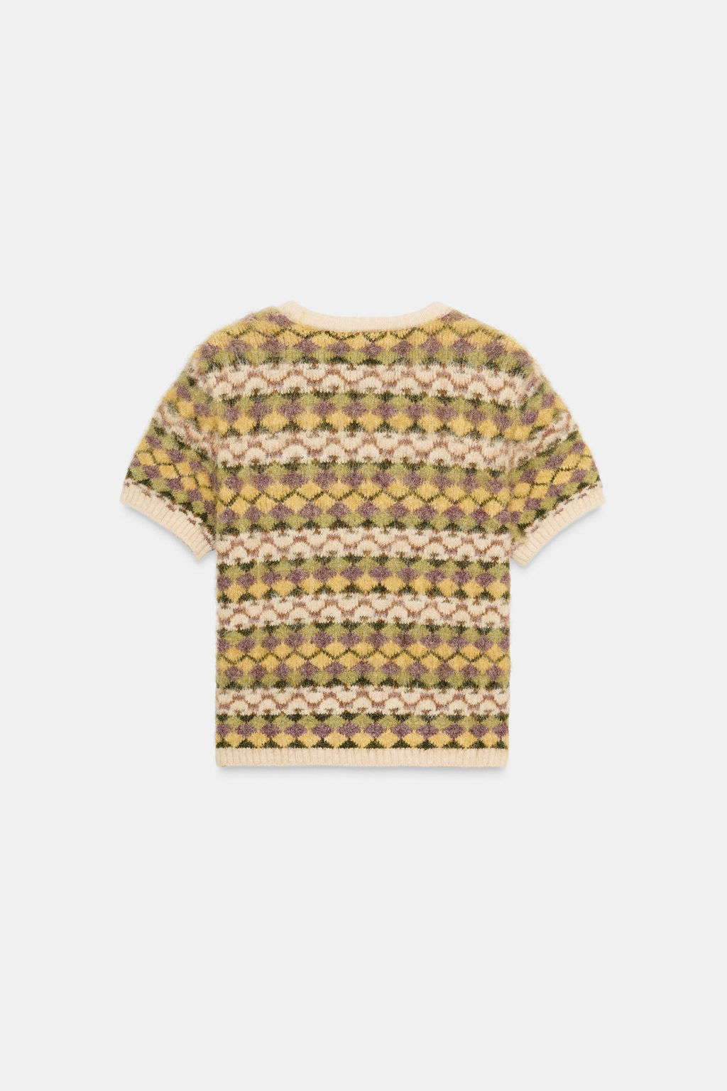 BRUSHED-EFFECT JACQUARD KNIT JUMPER - Zara фото 5