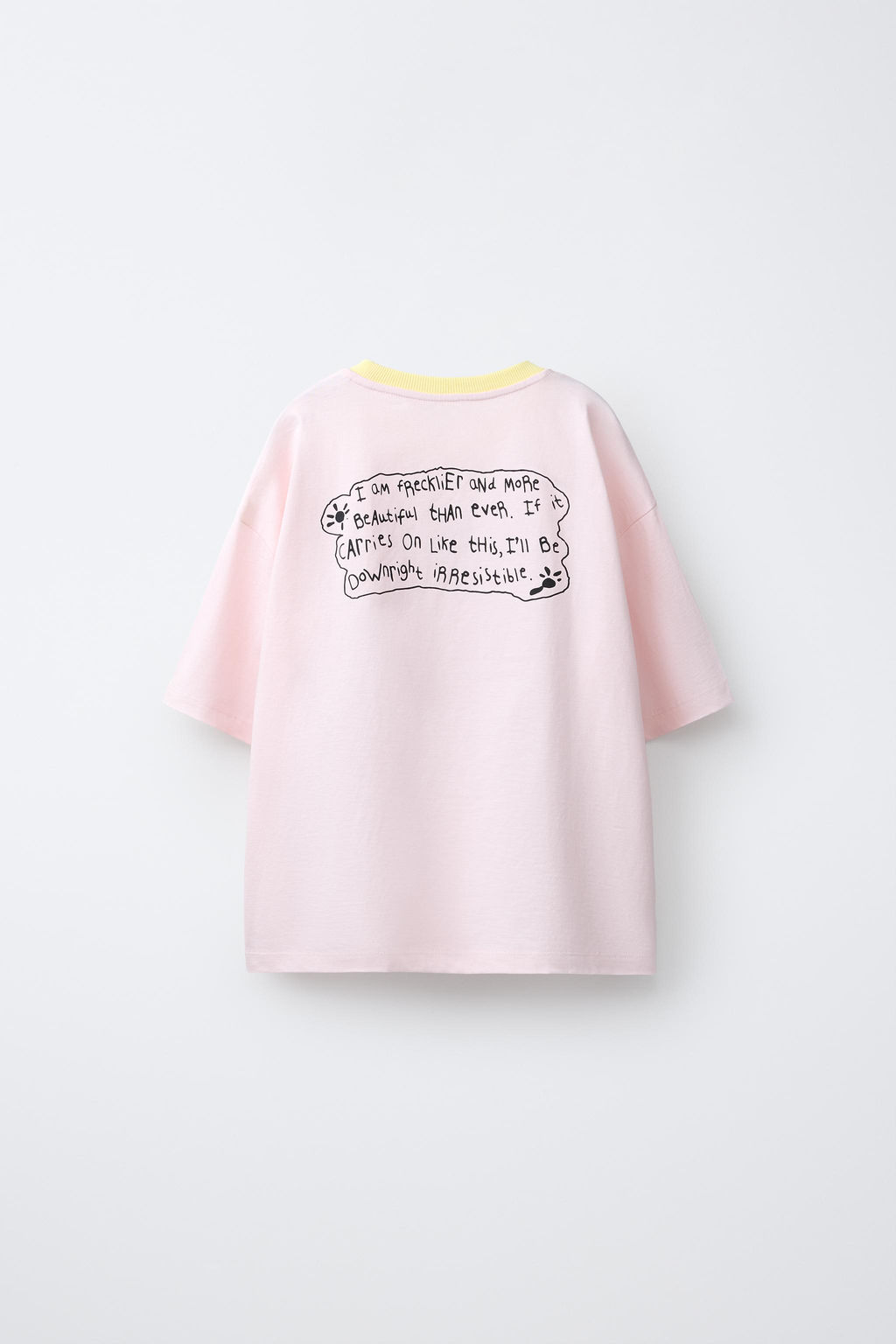 CAMISETA FOTOGRAF?A PIPPI CALZASLARGAS ASTRID LINDGREN COMPANY / Rosa pastel - Zara фото 2