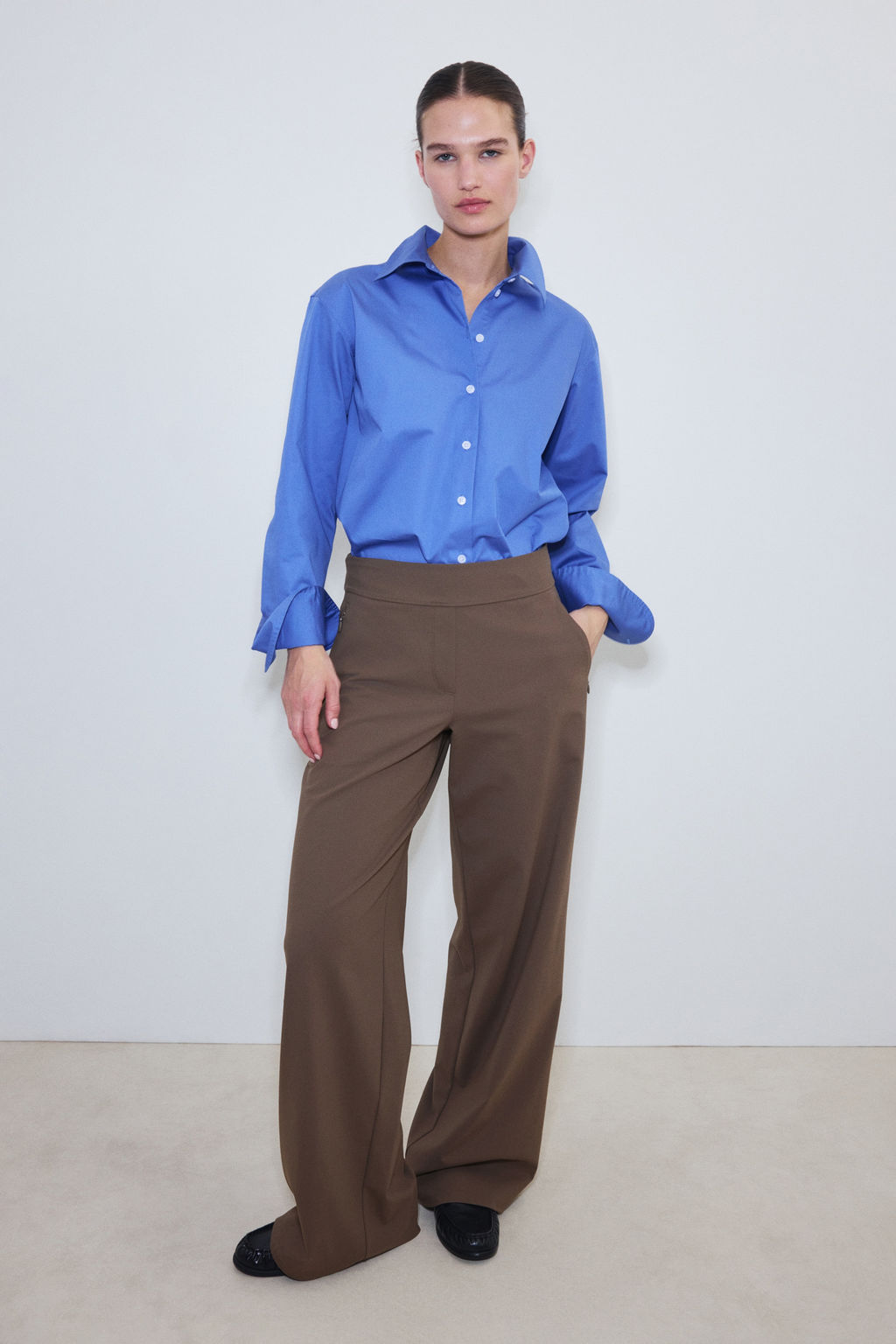 Pantal?n ancho Four-way stretch - H&m фото 12
