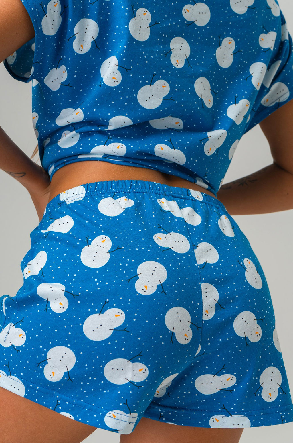 Женская новогодняя пижама с шортами Happyfox - Happy fox фото 6