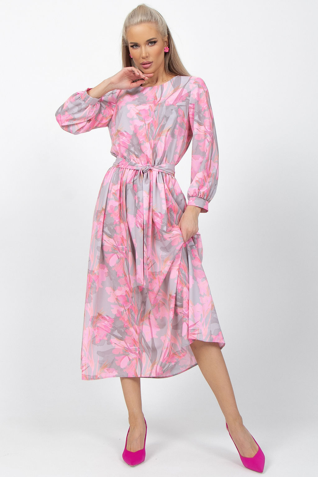 Платье Миранда (розовый) - Эльза фото 4