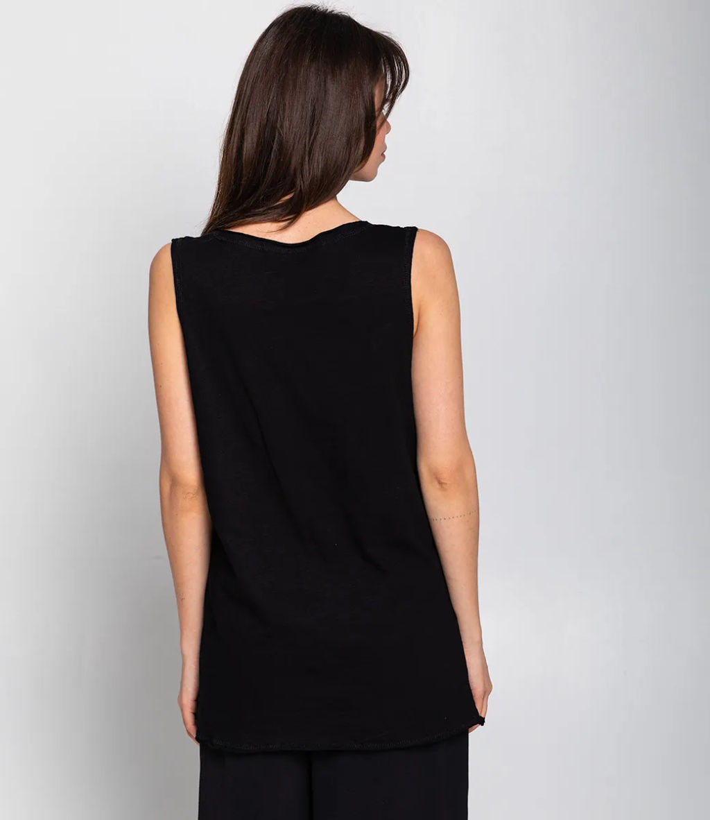 Майка #КТ2286, чёрный